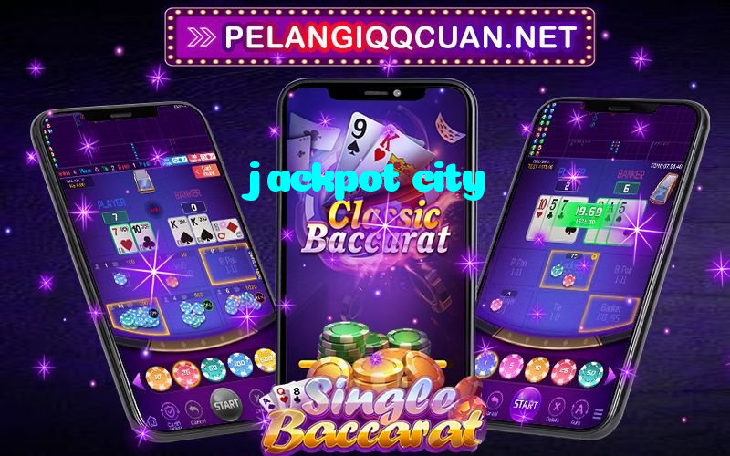 jackpot city casino presented on mobile device in Pakistan with slots and live games